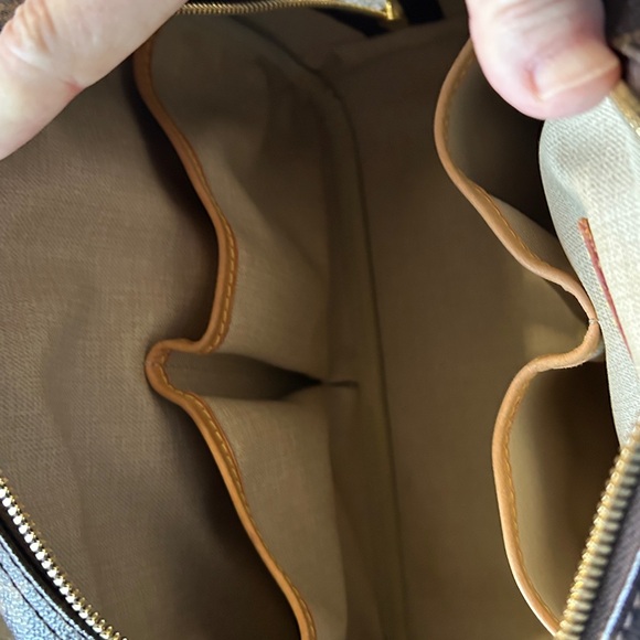 Louis Vuitton Brown and Tan Monogram Satchel - Picture 6 of 11